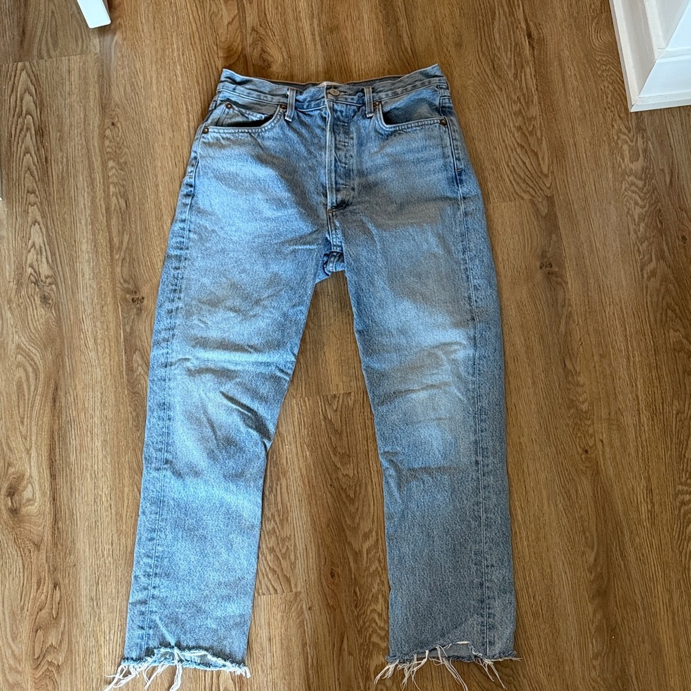Agolde Riley Blue Jeans